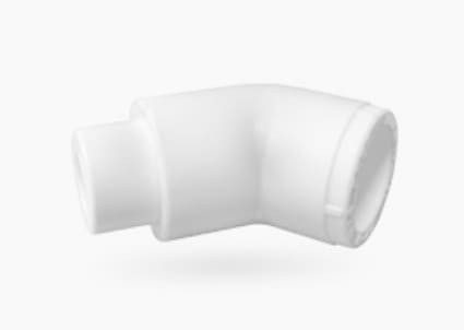Угольник PP-R бел перех Дн32х45 вн/нар пайка VALFEX 10109032