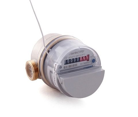 Счетчик воды "Пульсар"квартирный ду-15 с радиовыходом IoT(434МГц)  L=80