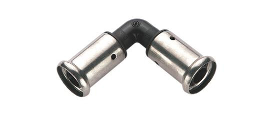 М/пл угол 90гр. пресс (пластик) 16 Henco