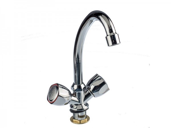 Смеситель д/кухни с высок.излив. хром Potato P4966