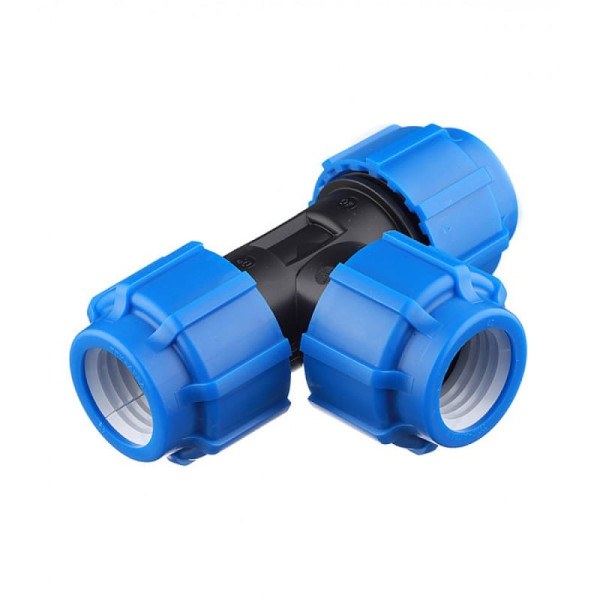 Тройник ПЭ компресс Дн 20 ТПК-АКВА