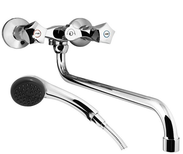 Смеситель Moscow д/ванны излив 350 мм, с аксессуарами MS31