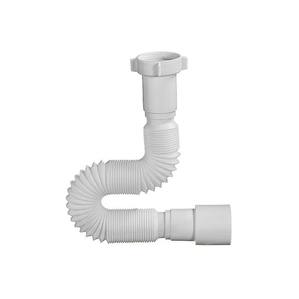 Гофра с гайкой 1 1/2"x40/50 L=360-850мм Орио АС-10131