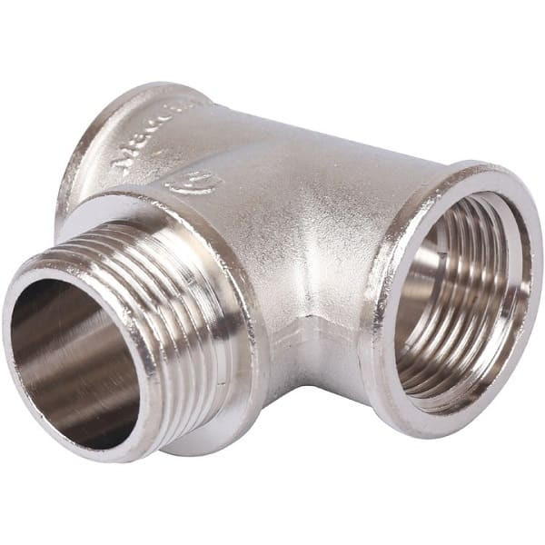 Тройник 1" ВНВ никель STOUT