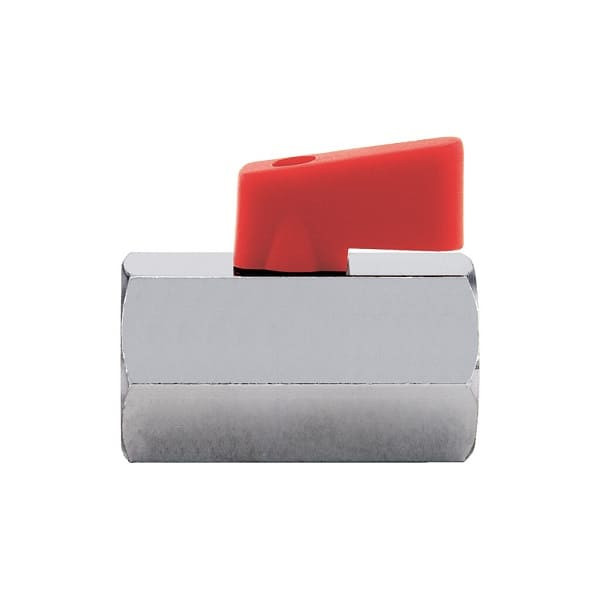 Кран шаровой mini ду 15, ВР-ВР, ручка-флажок красн. арт. 125 ITAP