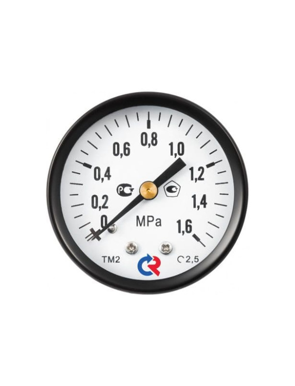 ТМ-310Т Манометр ду 63 с задним подключ. 1/4", 0-10 бар