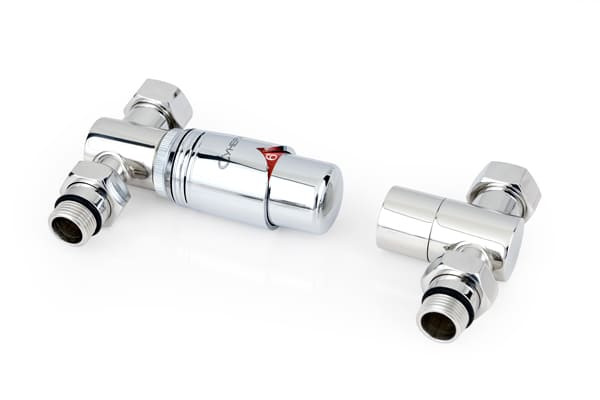 Автоматический терморегулятор прямой G 1/2" НР х G 3/4" НГ (набор) Сунержа