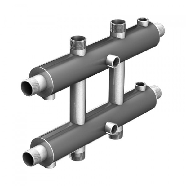 Распределительный коллектор 3 контура нержавеющая сталь РК 25-3