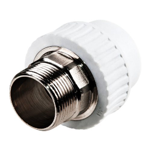 Муфта PP-R бел нап комб Дн63х2" н/р под ключ VALFEX