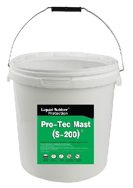 Мастика гидроизоляционная универсальная "Pro-Tec Mast" (S-200) 20кг пласт. ведро