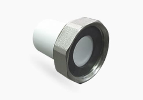 Штуцер PP-R бел комб Дн32х1 1/4" нак/г VALFEX