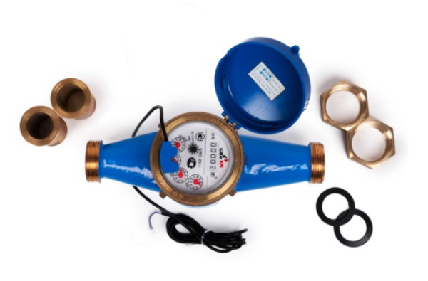 DRCi-25, Cчетчик холодной воды многоструйный сухоход IP68, класс"С" имп.вых.с присоединителями Groen