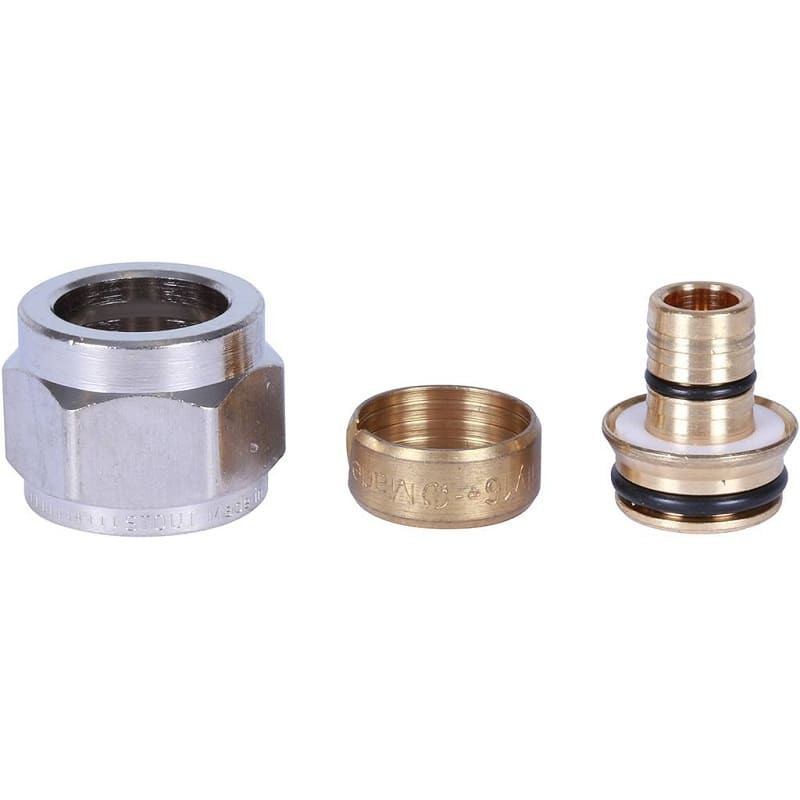 Фитинг компрессионный для труб PEX-AL-PEX 16х2,6х1/2 STOUT Фитинг компрессионный для труб PEX-AL-PEX 16х2,6х1/2 STOUT