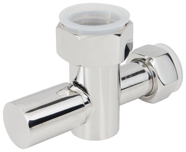 Вентиль запорный Стилье, круглый с клапаном G 1" НГ х G 3/4" НГ