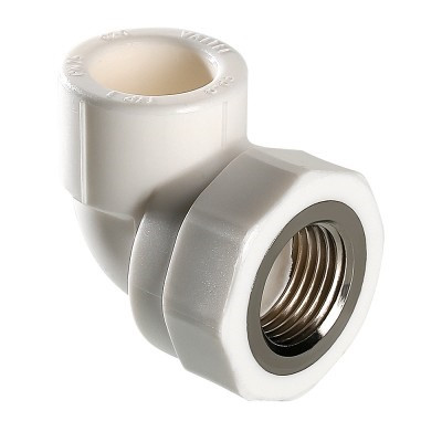 Угольник PP-R бел нап Дн25x1/2" вн/р Valtec
