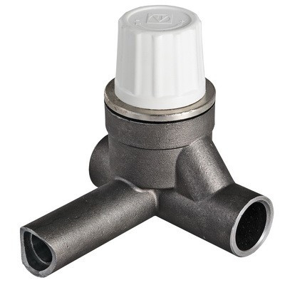 Клапан термостатический под приварку правый 26 x 21 x 26 мм VT.035.R