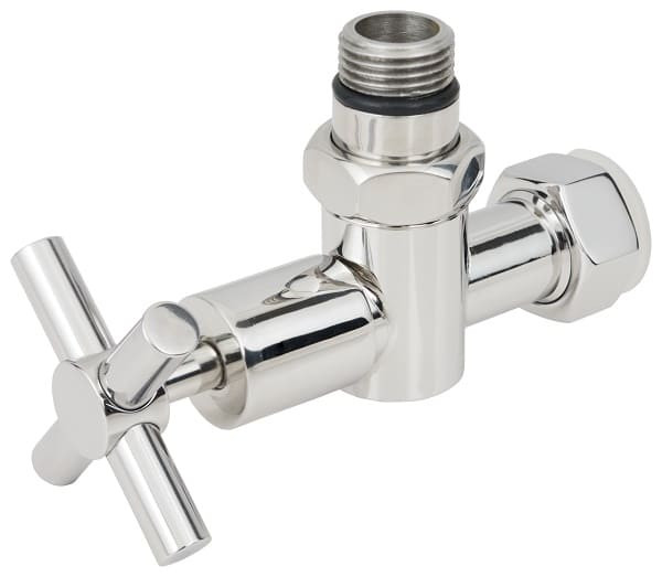 Вентиль запорный Стилье крестовой G 1/2" НР х G 3/4" НГ