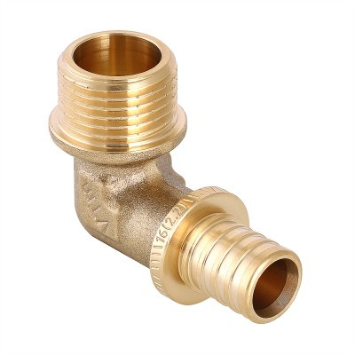 Угольник с переходом на наружную резьбу 16х1/2" VTm.453.G