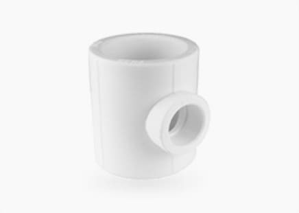 Тройник PP-R переходн белый Дн40х20х40 VALFEX 10402040