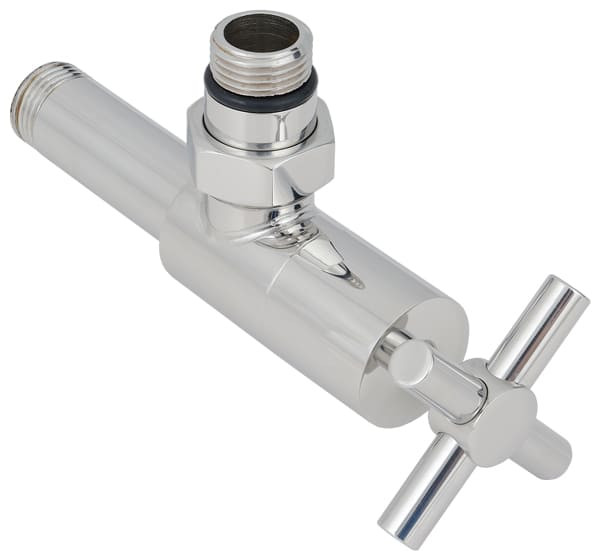 Вентиль угловой (крест) G 1/2" НР х G 1/2" НР Сунержа