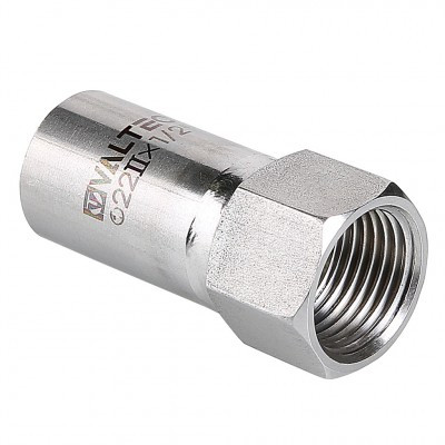 Вставка с внутренней резьбой нерж. сталь 18 мм х 1/2" VTi.907.I