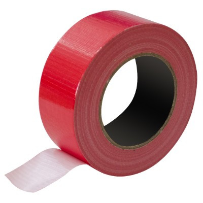 Лента армированная самоклеящаяся 48 мм х 50 м, красная VT.LAR.4850.R