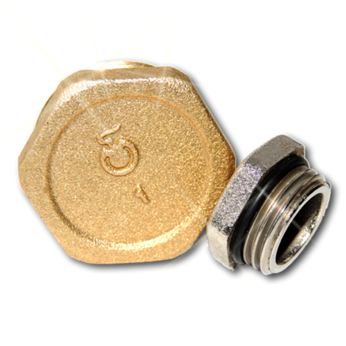 Пробка латунная Ду 32 (НР)