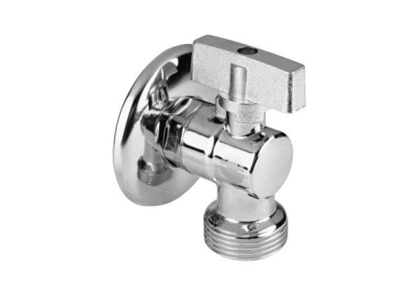 Кран угловой шар. для подкл. с/т приборов 1/2"х3/4" VALFEX