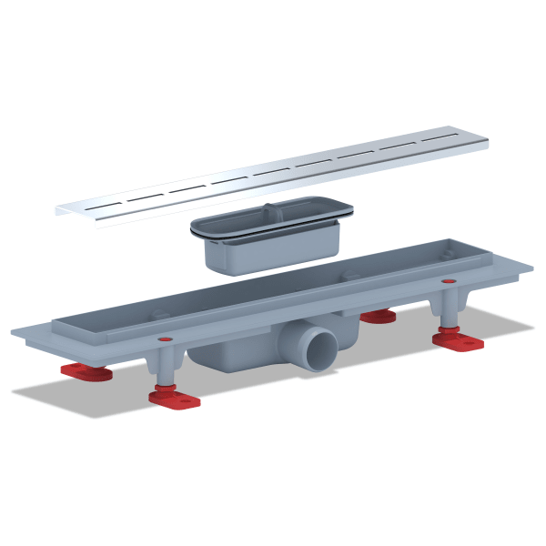ТрапTL1545M пластиковый линейный с гидрозатвором