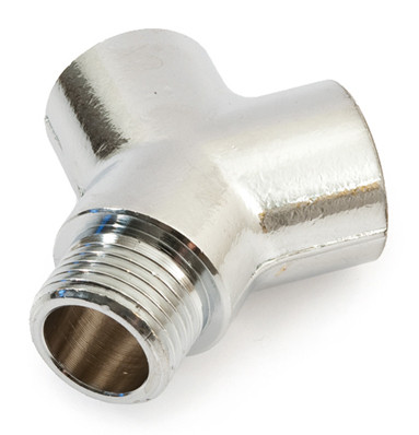 Тройник 1/2" в/в/н хром  Y - образн. GF ИТАЛИЯ