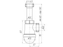 Сифон мойки б/вып 1 1/2"x40 АНИ Пласт C0120