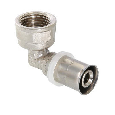 Угольник пресс с переходом на внутреннюю резьбу 16х1/2" VTm.252.N