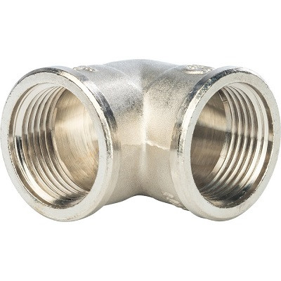 Угольник 1" ВВ никель STOUT