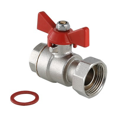 Кран шаровой с накидной гайкой 1/2" x 3/4" VT.241.N