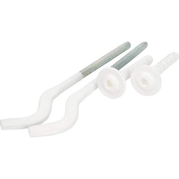 Кронштейн для радиатора пластифицированный с дюбелем 195мм Global