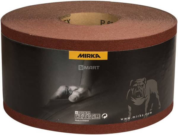 Шкурка шлифовальная на бумажной основе Mirka 115mm*5m P80
