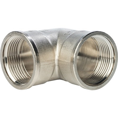 Угольник 1 1/4" ВВ никель STOUT