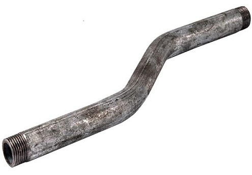 Отступ оц. Ду15 L=340мм резьба из труб по ГОСТ 3262-75 КАЗ