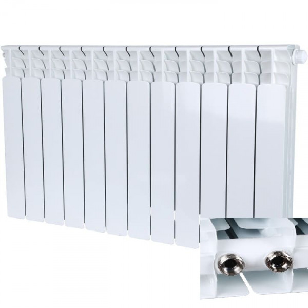 Радиатор биметаллический нижнее правое подключение STOUT Space 500 12 секций