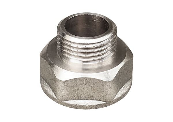 Переход Ду 15х10 (1/2"х3/8") м/р никель VALFEX VF.592.N.012.038