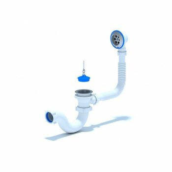 Сифон Ани для ванны с выпуском и переливом 1 1/2 Е150