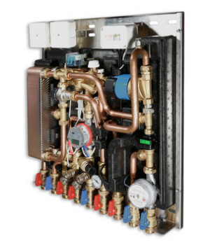 Квартирная станция с функцией приготовления горячей воды (с рециркуляцией) VT.CSATR