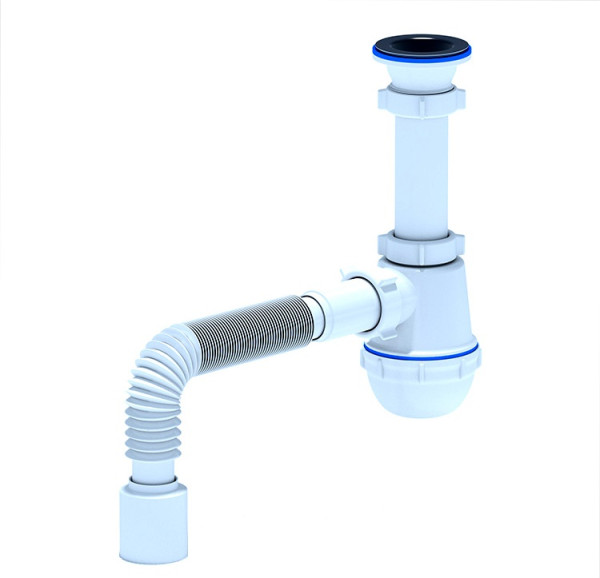 Сифон Ани Грот 1 1/2*40 с гибкой трубой 40х50 А0110