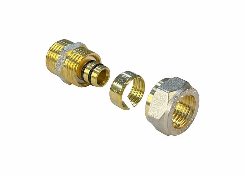 Соединитель обжимной с переходом на НР VALFEX 16 x 3/4" VF.301.N.016034