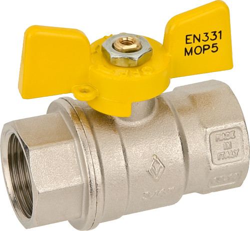 (BG) 476 Газ.кран шар.ВР "бабочка" 3/4"