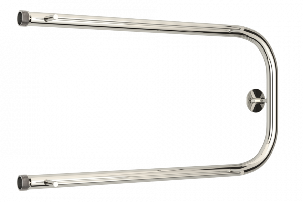 Полотенцесушитель П-обр. с полками 500х500 резьба-cгон 1" СТИЛЬЕ