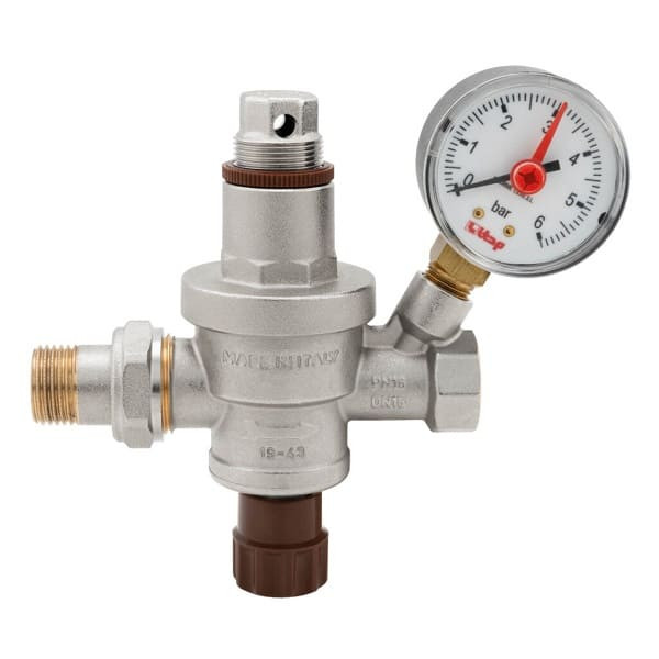 Клапан автоматической подпитки (группа-заполнения) с манометром Itap 146