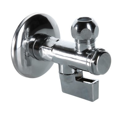 Бытовой шаровой кран угловой с фильтром 1/2" х М10 VT.282.N