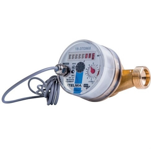 Счетчик холодной воды ду15 110 мм ITELMA c имп. вых. 10л/имп НАМУР IP68