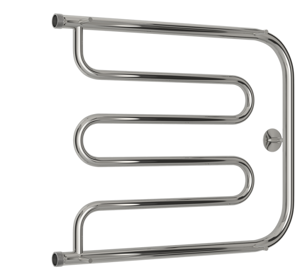 Полотенцесушитель "СТИЛЬЕ" ТАНДЕМ 2П 600х600 резьба-сгон 1"